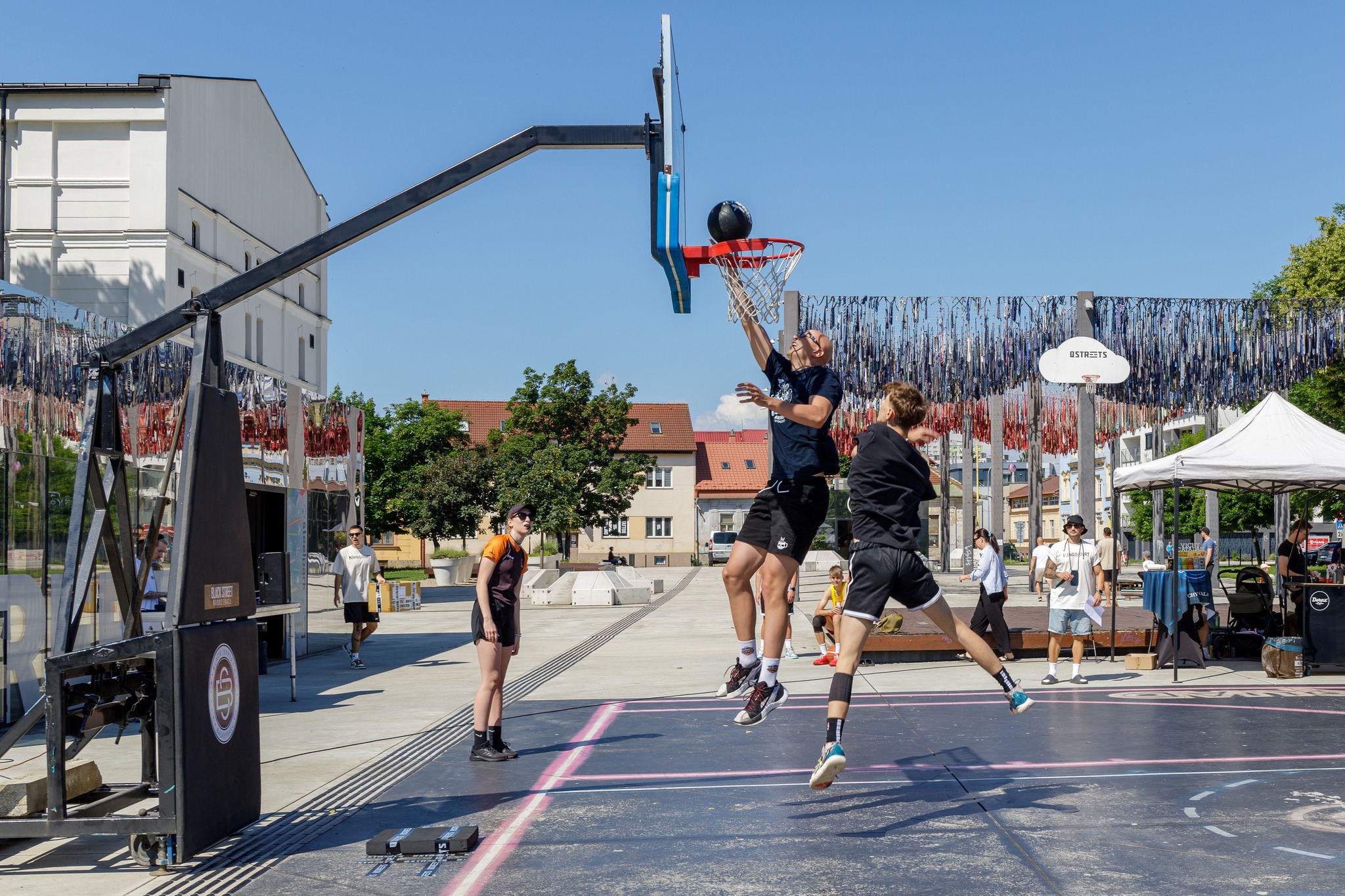Basketbalové ihrisko zhora